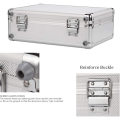 Small Tool Case Silver Portable Suitcase Tool Storage Cases Professional Toolbox Aluminum